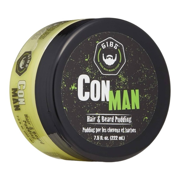 GIBS CON MAN LEAVE-IN BEARD & HAIR PUDDING 222ML - BRAND NEW - Picture 1 of 1